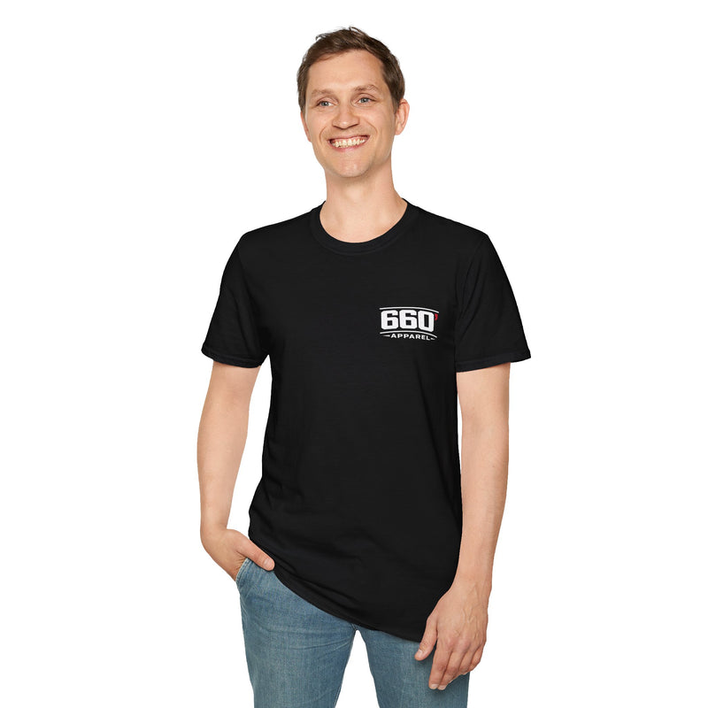 660’ Apparel American Flag Logo T-Shirt – Patriotic Racing Tee-2