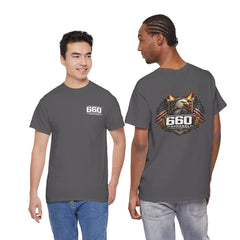 660’ Apparel American Eagle T-Shirt – Patriotic Drag Racing Graphic Tee-13