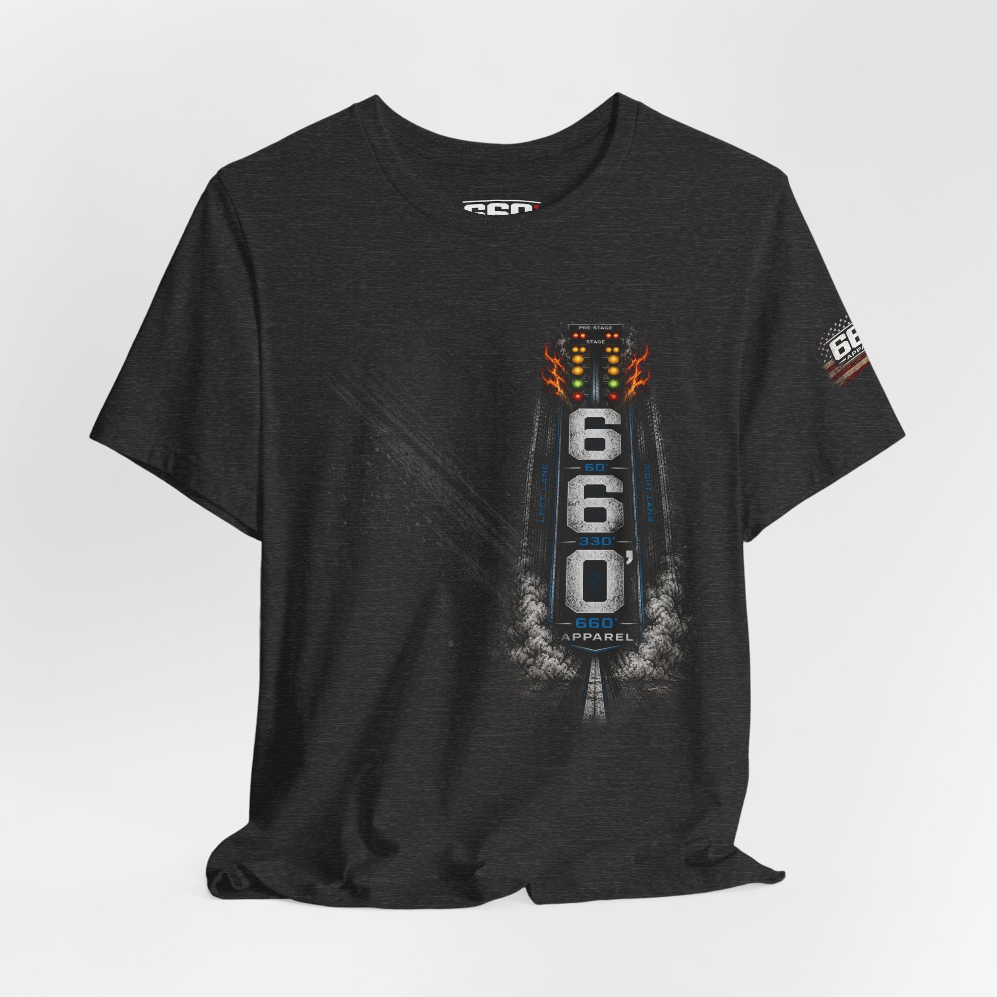 660’ Apparel “660’ of Send It” Drag Racing T-Shirt | Half Track Full Send Racing Tee-12