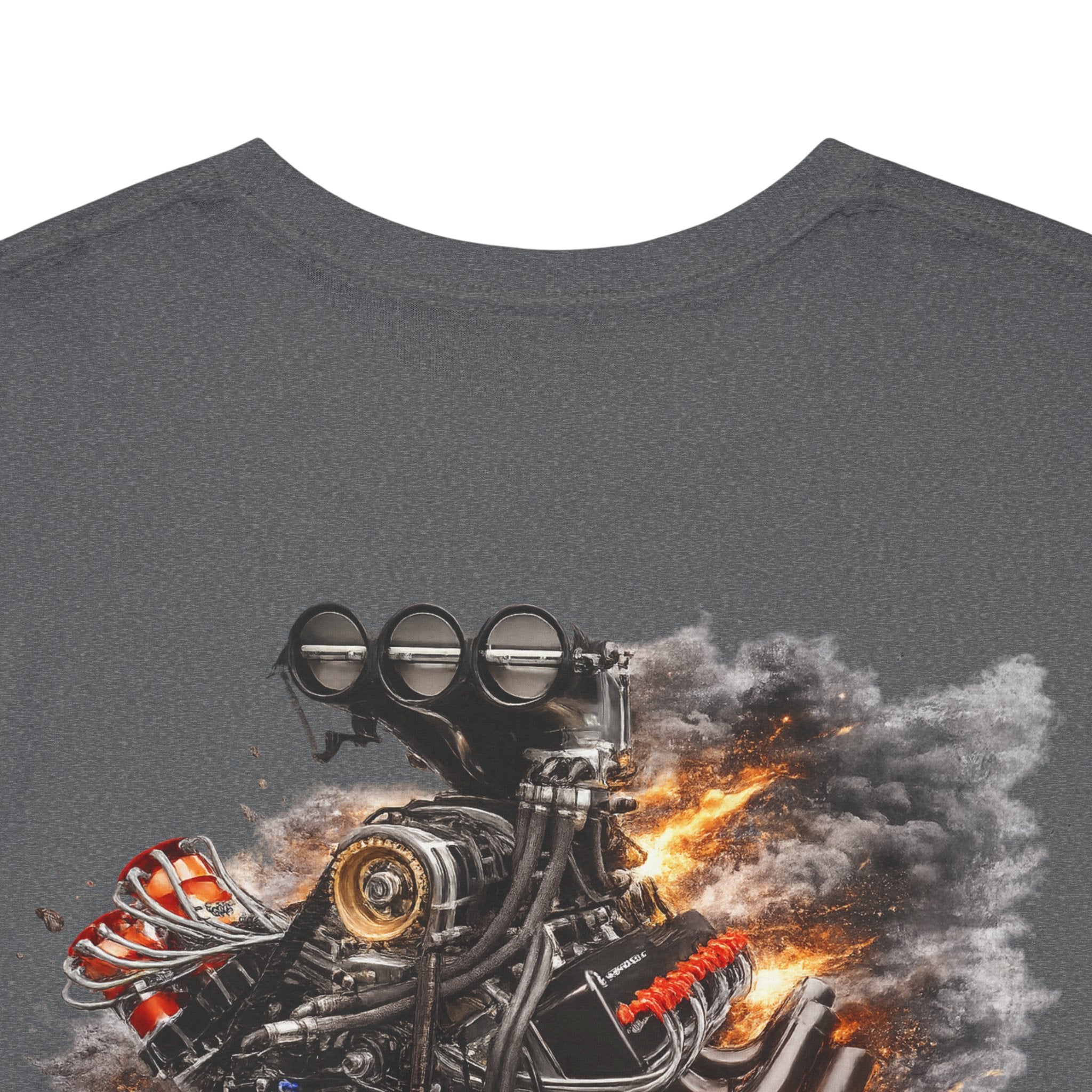 Lee Motorsports Fuel Factory Engine Tee – Heavyweight Racing Graphic T-Shirt-11