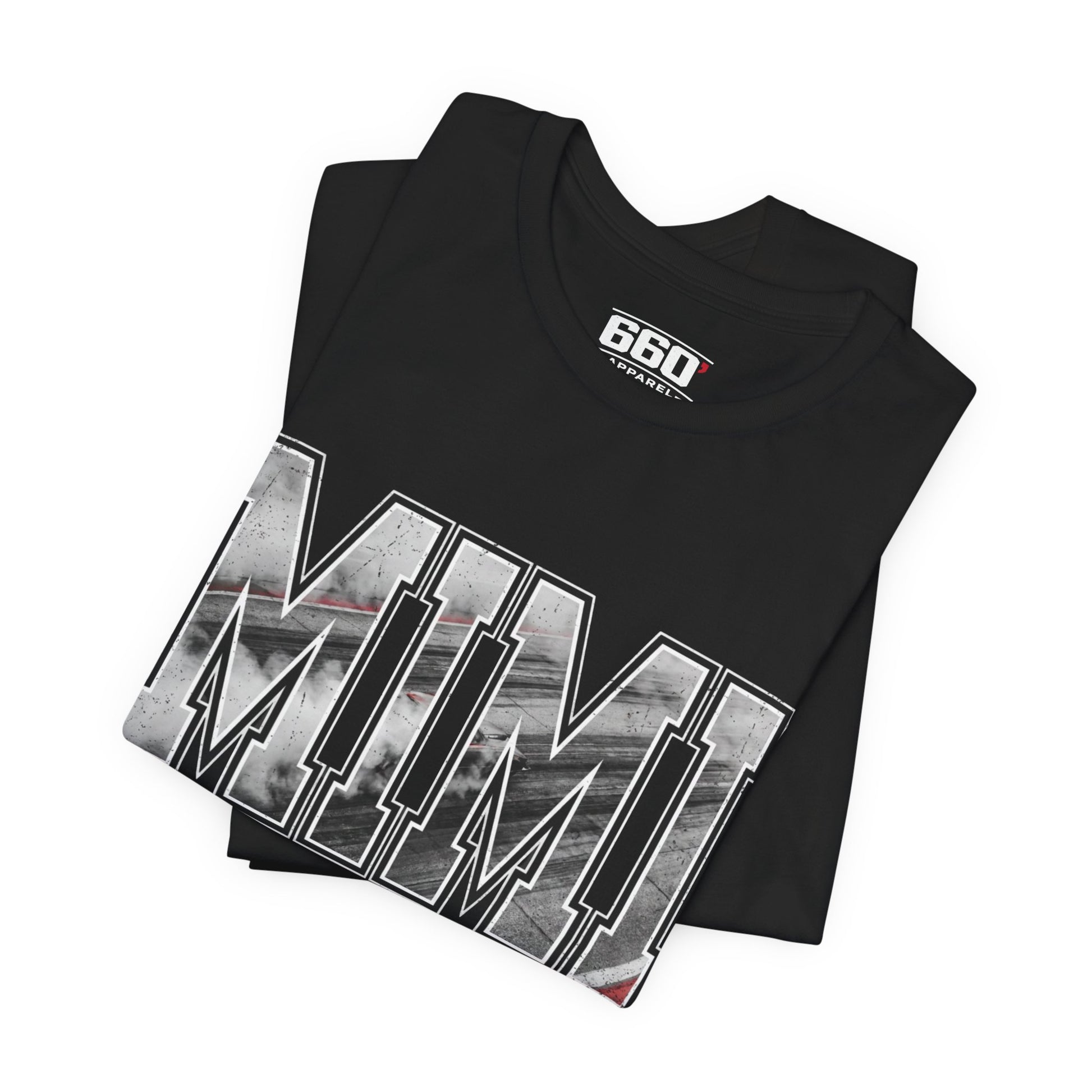 MIMI Drag Racing T-Shirt | Burnout Varsity Racing Grandma Tee | 660 Apparel-9