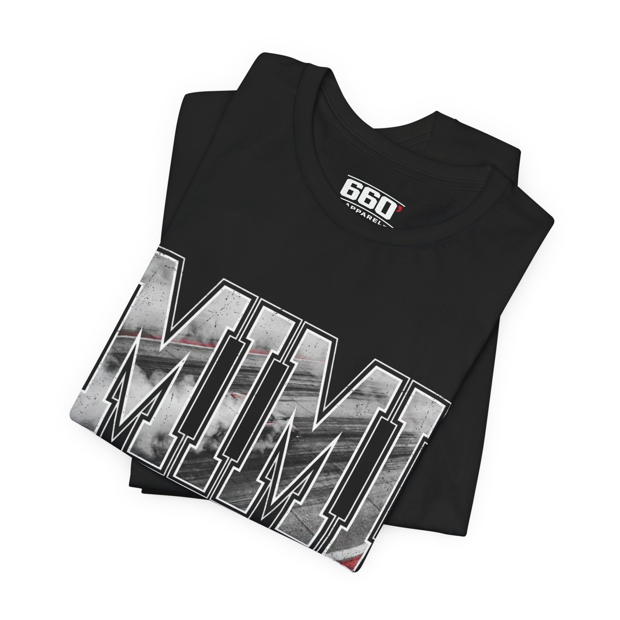 MIMI Drag Racing T-Shirt | Burnout Varsity Racing Grandma Tee | 660 Apparel-9