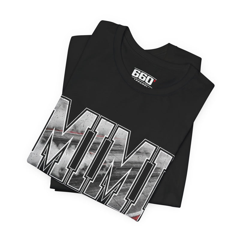 MIMI Drag Racing T-Shirt | Burnout Varsity Racing Grandma Tee | 660 Apparel-9