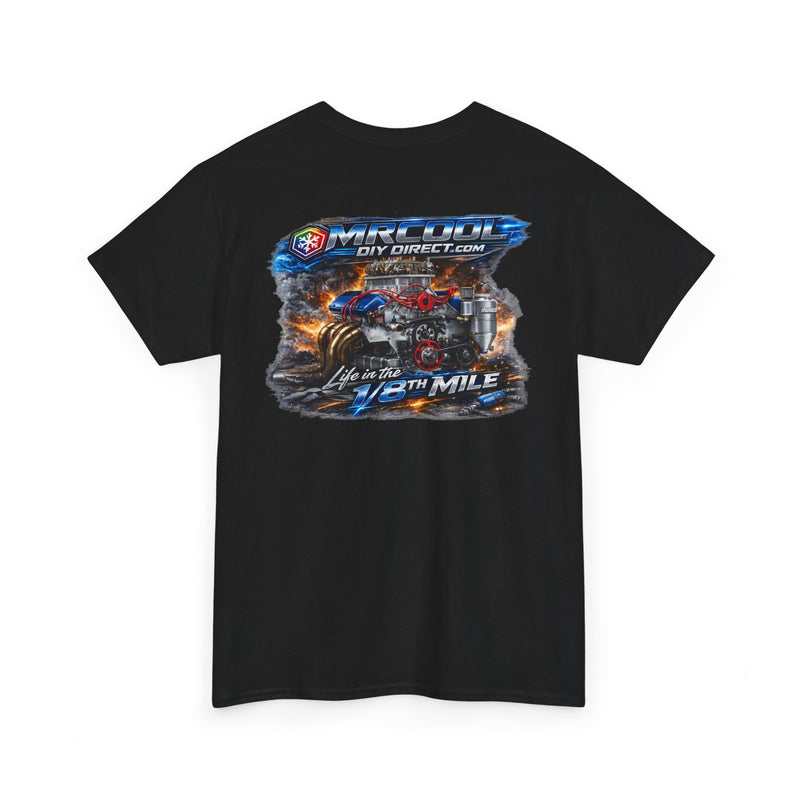 660’ Apparel “Life in the 1/8th Mile” Engine Tee – High-Performance Drag Racing Shirt-3