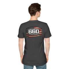 660’ Apparel American Flag Logo T-Shirt – Patriotic Racing Tee-9