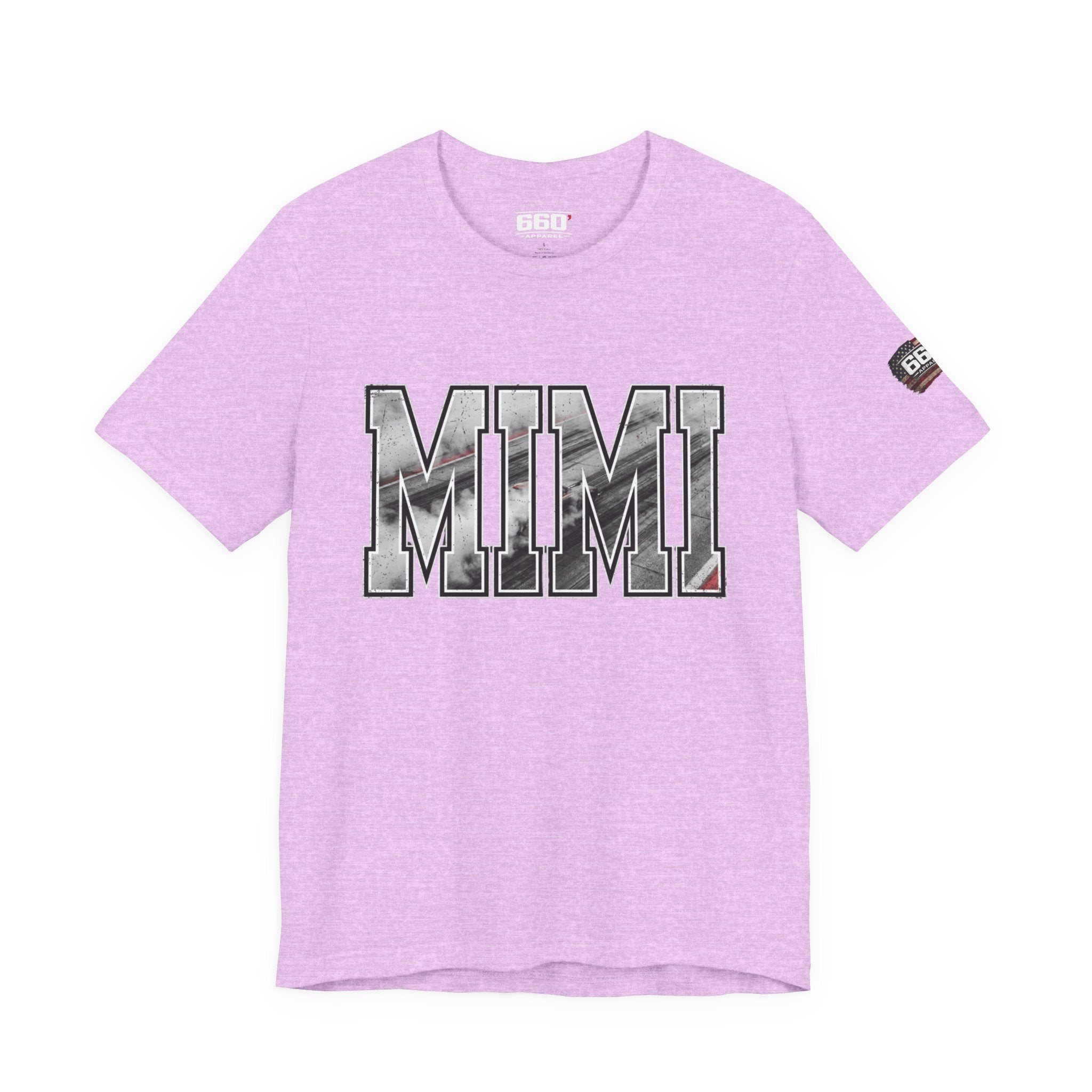 MIMI Drag Racing T-Shirt | Burnout Varsity Racing Grandma Tee | 660 Apparel-8