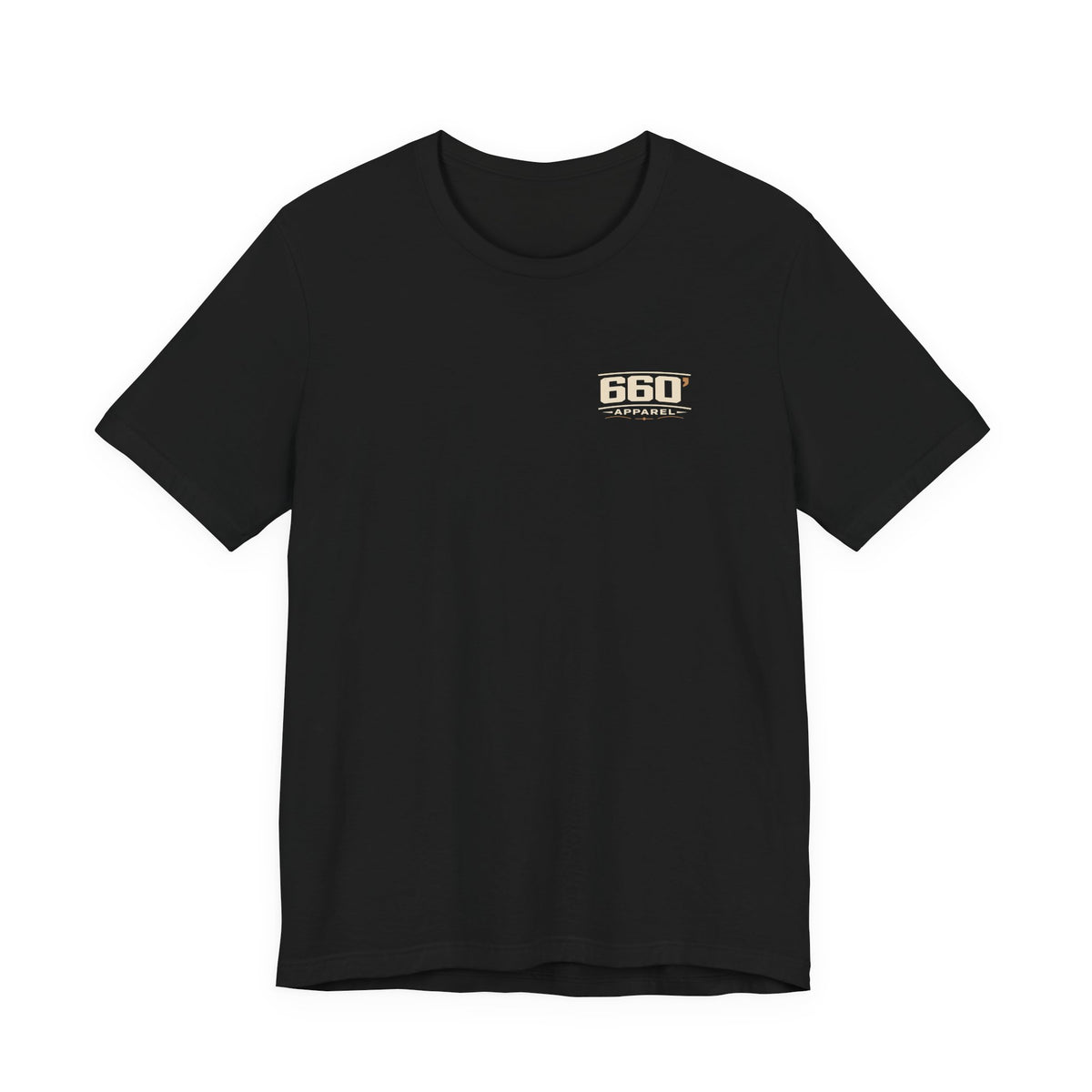 The Trailer Got Newer. The Car Didn't. — Old School Tee — front left-chest official 660′ logo