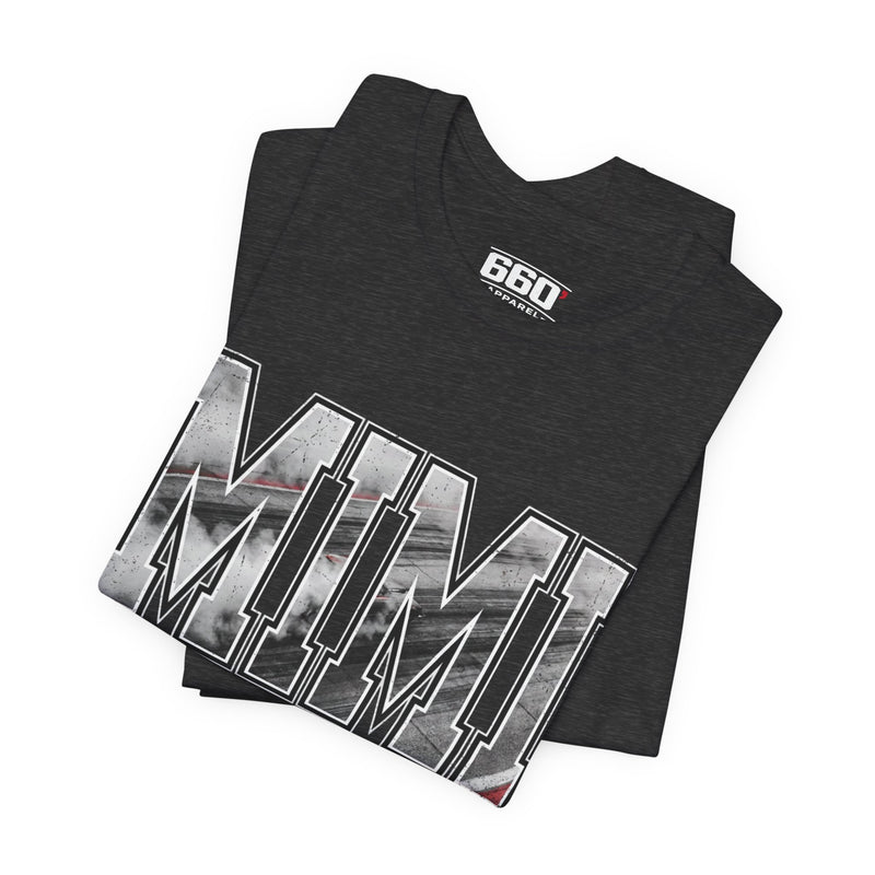 MIMI Drag Racing T-Shirt | Burnout Varsity Racing Grandma Tee | 660 Apparel-11