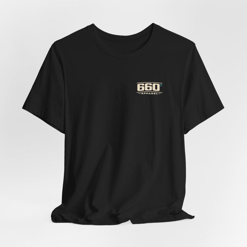 My Dial-In Has Commitment Issues. — Bracket Racing Tee — black tee on hanger