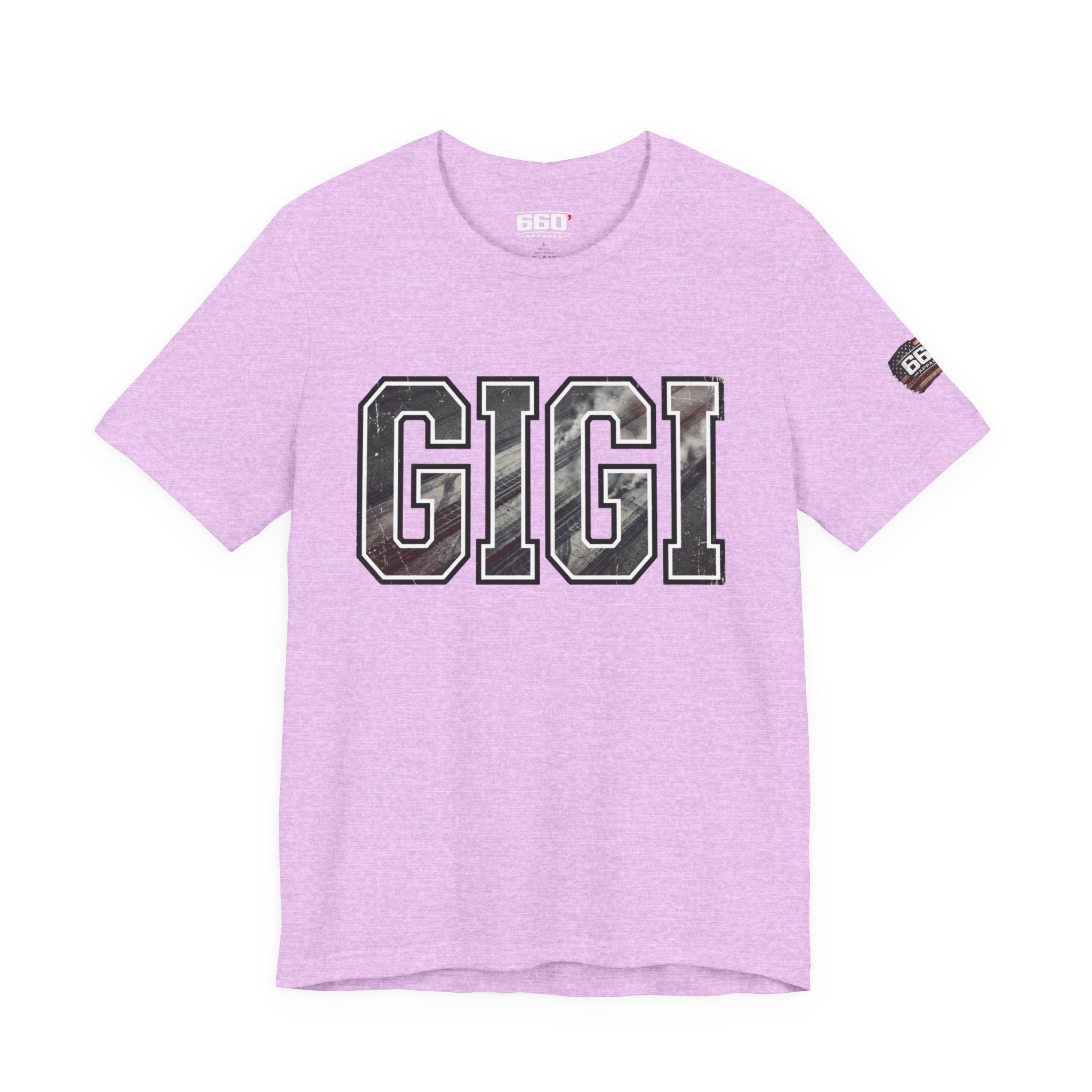 GIGI Drag Racing T-Shirt | Burnout Varsity Racing Grandma Tee | 660 Apparel-8