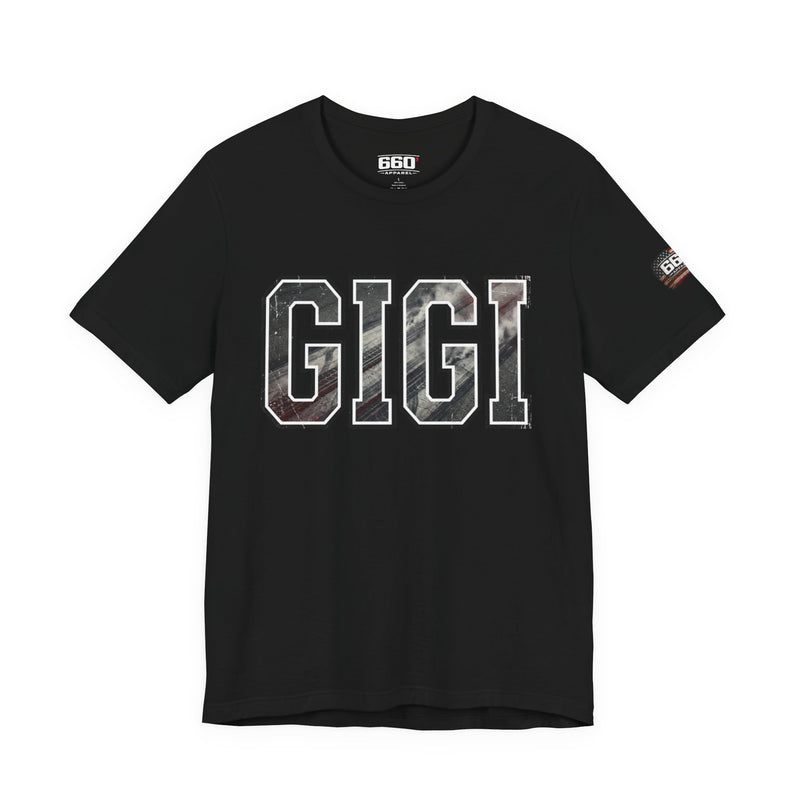 GIGI Drag Racing T-Shirt | Burnout Varsity Racing Grandma Tee | 660 Apparel-5