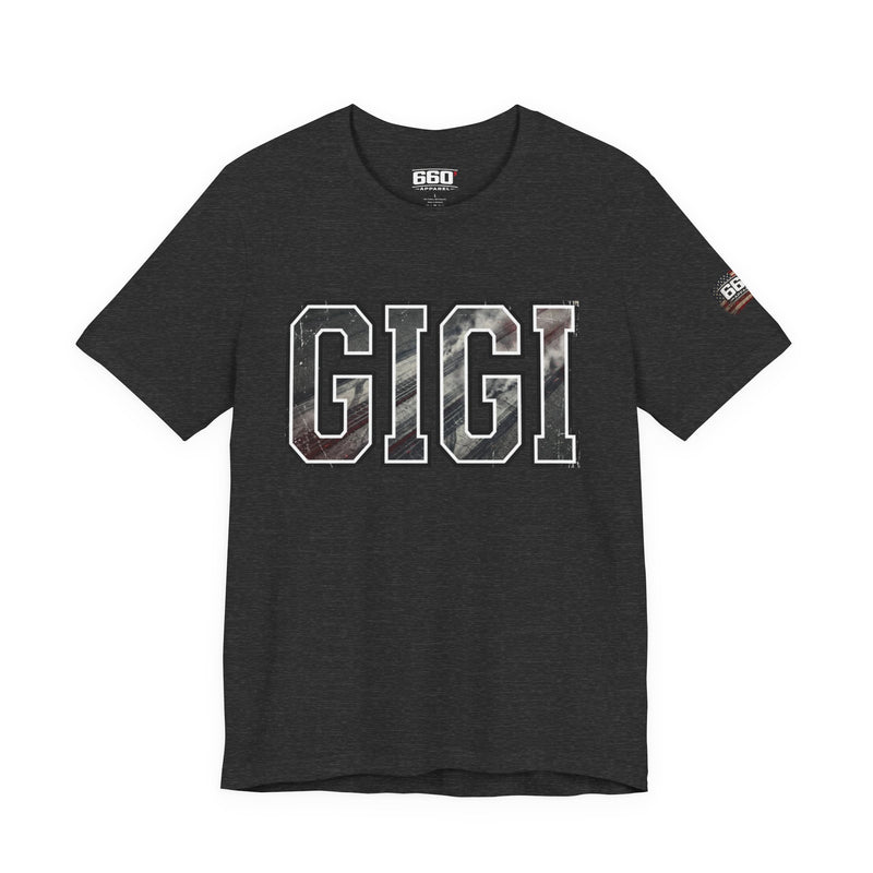 GIGI Drag Racing T-Shirt | Burnout Varsity Racing Grandma Tee | 660 Apparel-6