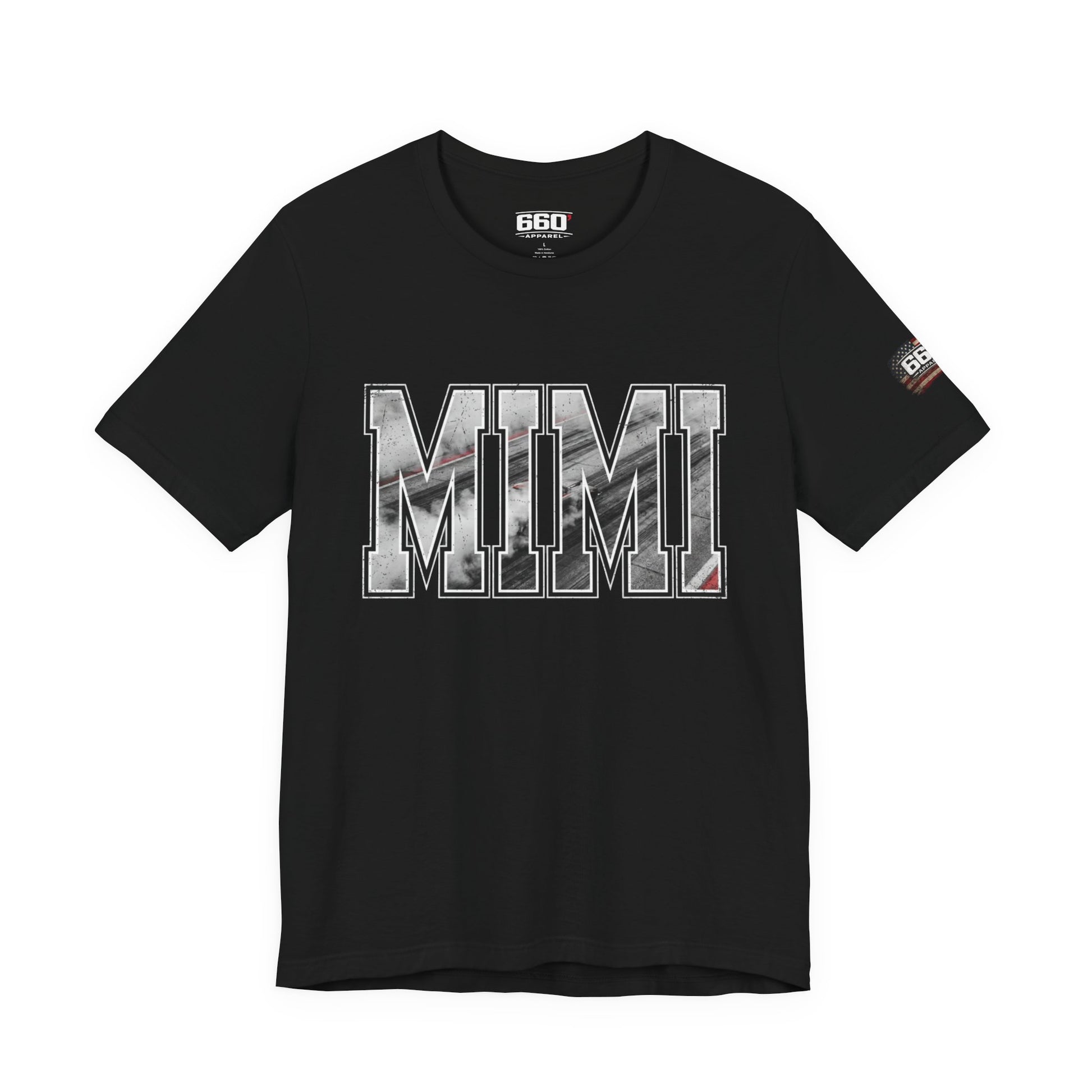 MIMI Drag Racing T-Shirt | Burnout Varsity Racing Grandma Tee | 660 Apparel-5