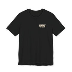 My Dial-In Has Commitment Issues. — Bracket Racing Tee — front left-chest official 660′ logo