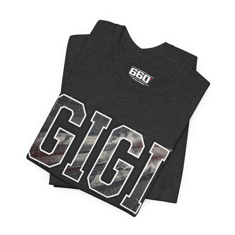 GIGI Drag Racing T-Shirt | Burnout Varsity Racing Grandma Tee | 660 Apparel-11