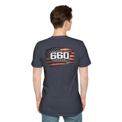 660’ Apparel American Flag Logo T-Shirt – Patriotic Racing Tee-12