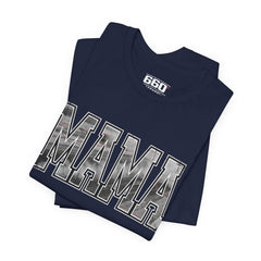 MAMA Drag Racing T-Shirt | Burnout Varsity Racing Mom Tee | 660 Apparel-13