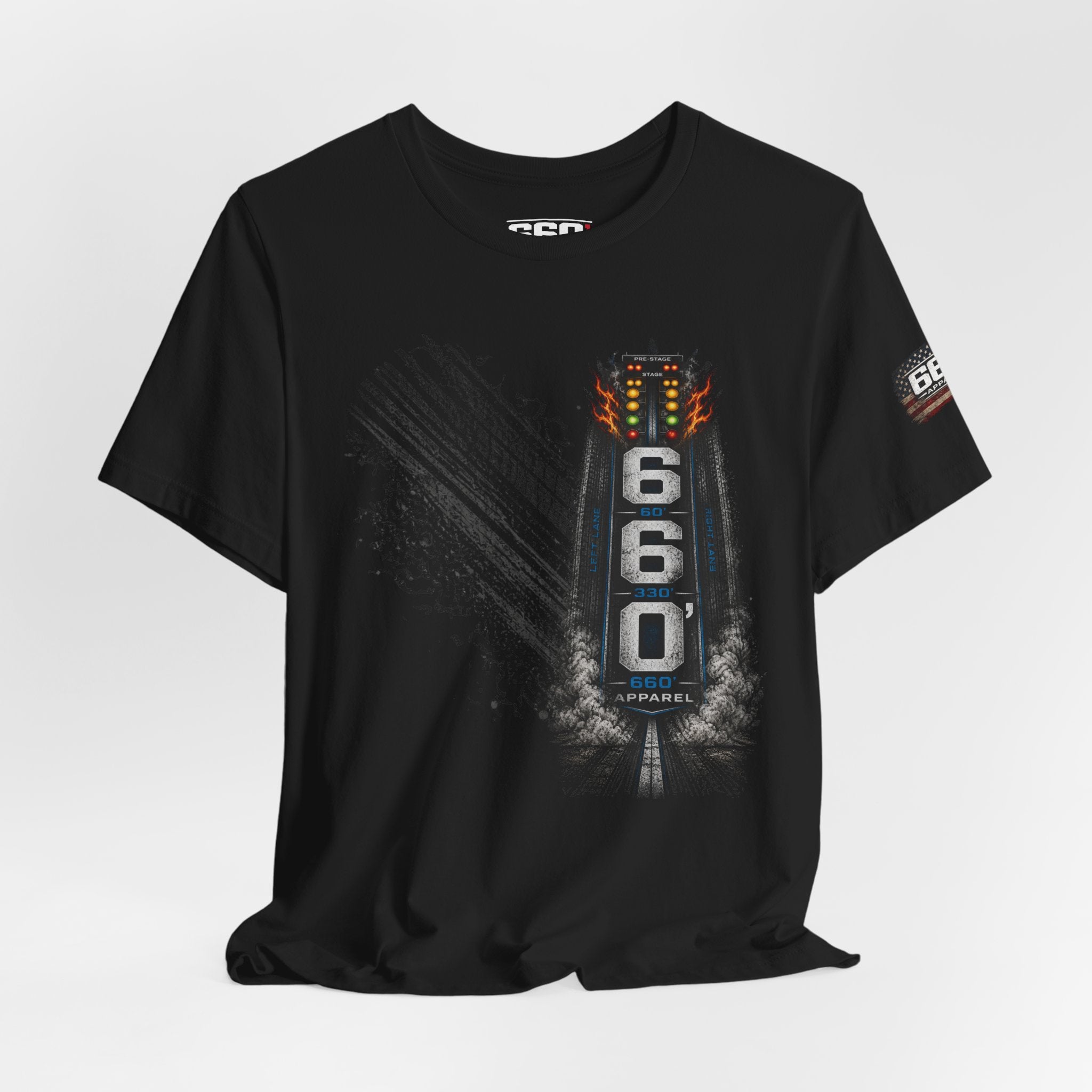 660’ Apparel “660’ of Send It” Drag Racing T-Shirt | Half Track Full Send Racing Tee-9
