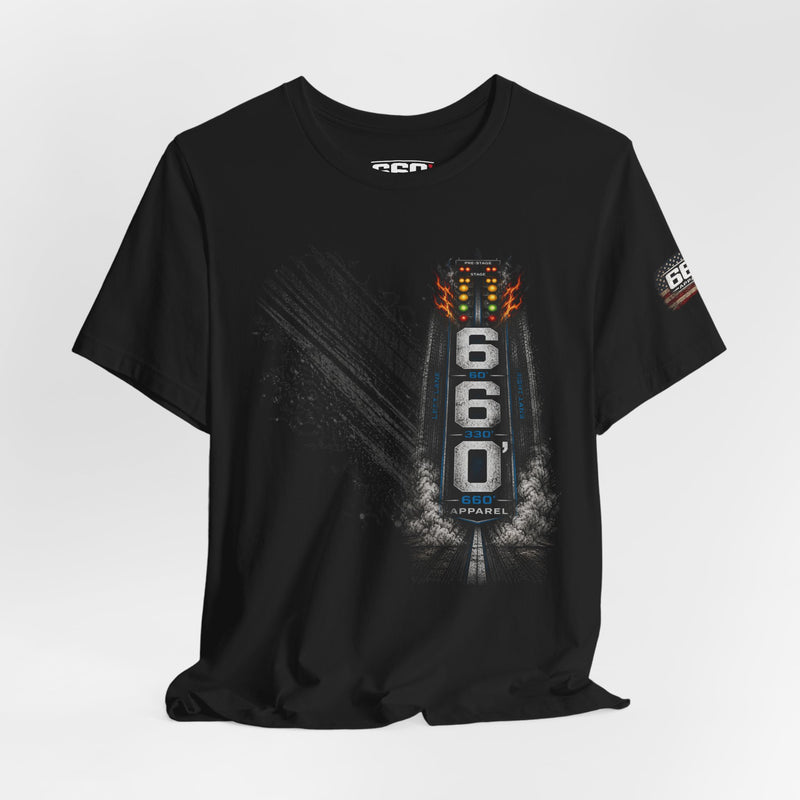 660’ Apparel “660’ of Send It” Drag Racing T-Shirt | Half Track Full Send Racing Tee-9