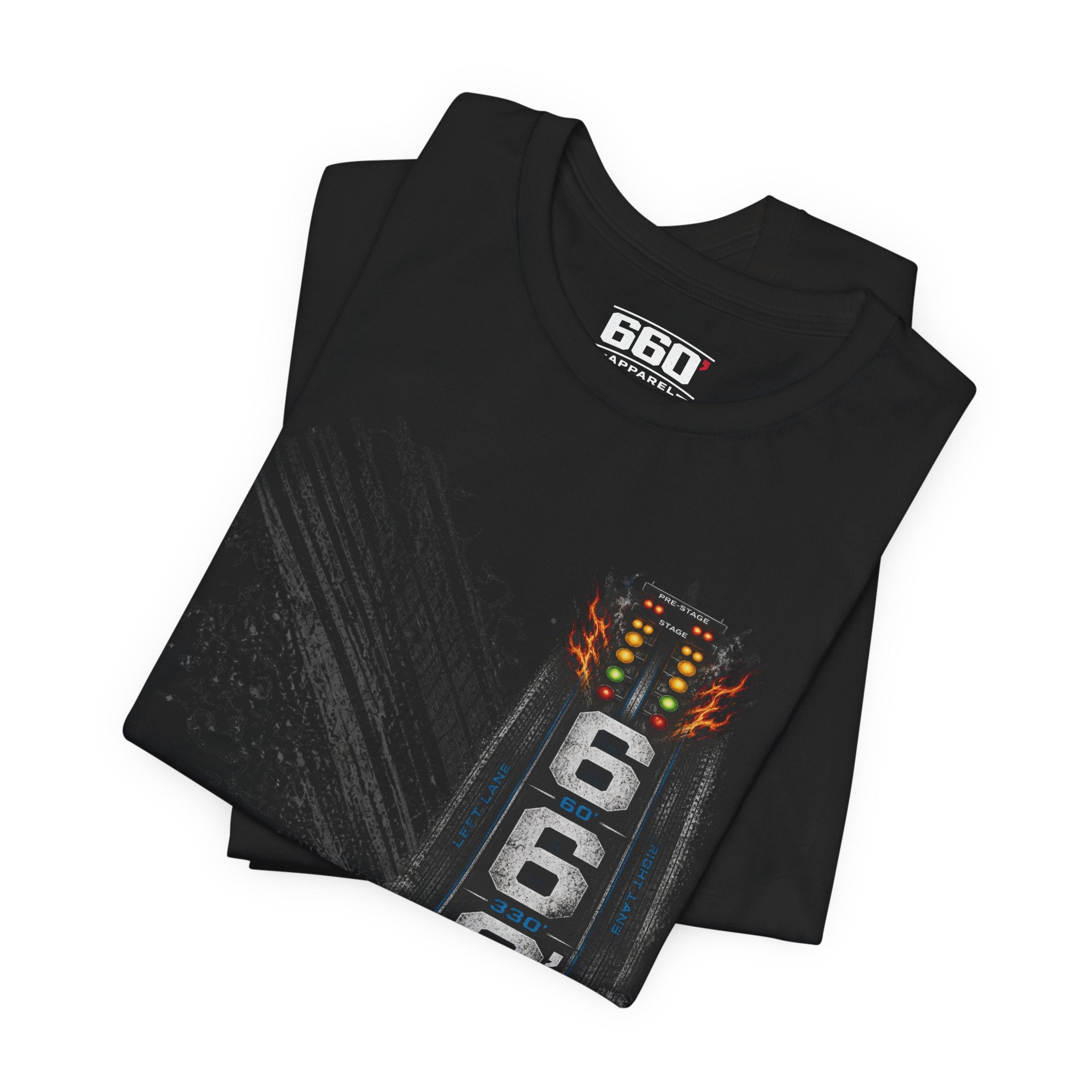 660’ Apparel “660’ of Send It” Drag Racing T-Shirt | Half Track Full Send Racing Tee-8