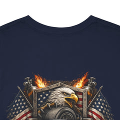 660’ Apparel American Eagle T-Shirt – Patriotic Drag Racing Graphic Tee-15