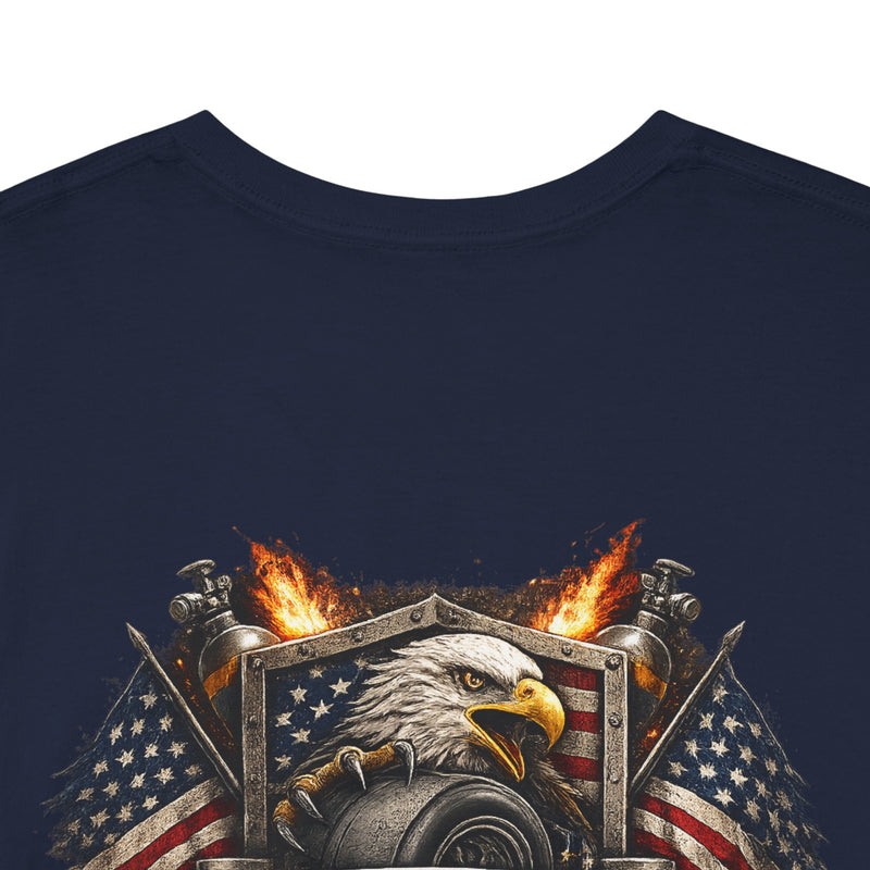 660’ Apparel American Eagle T-Shirt – Patriotic Drag Racing Graphic Tee-15