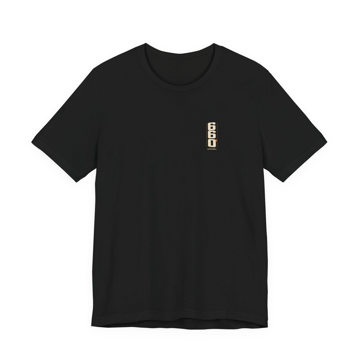 Fuel by the Gallon. Patience by the Drop. — Racing Tee — front left-chest official 660′ logo