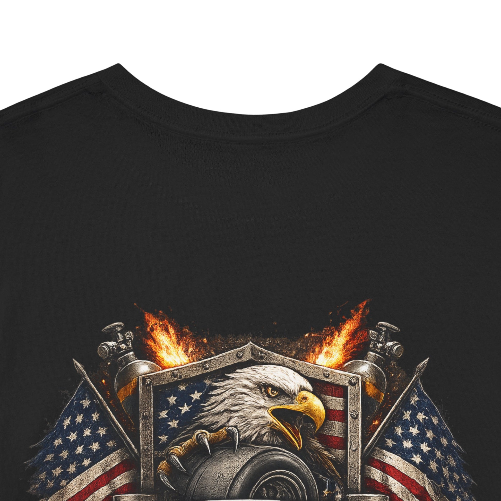 660’ Apparel American Eagle T-Shirt – Patriotic Drag Racing Graphic Tee-6