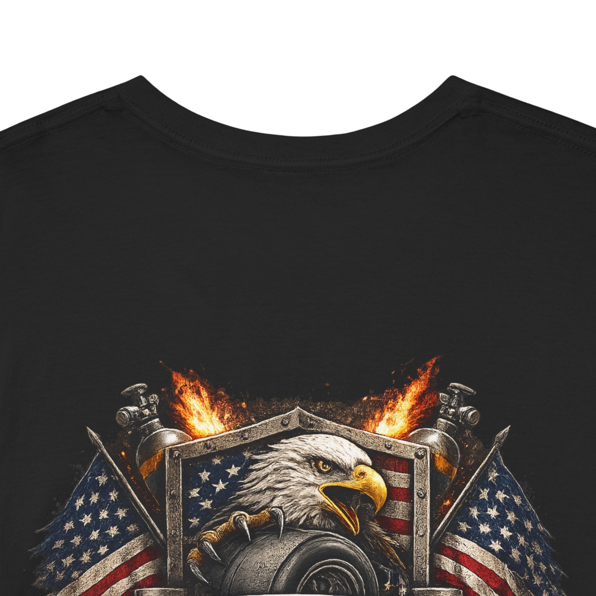 660’ Apparel American Eagle T-Shirt – Patriotic Drag Racing Graphic Tee-6