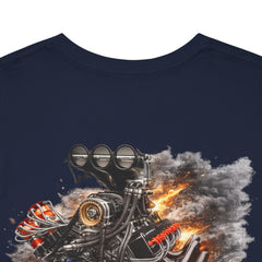 Lee Motorsports Fuel Factory Engine Tee – Heavyweight Racing Graphic T-Shirt-7