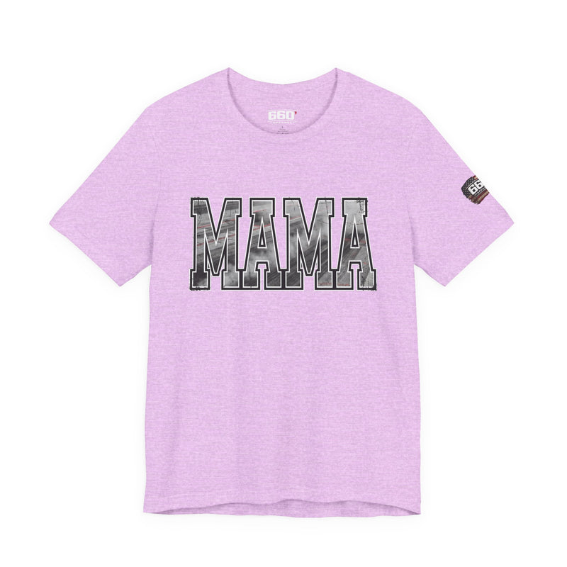 MAMA Drag Racing T-Shirt | Burnout Varsity Racing Mom Tee | 660 Apparel-8