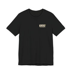 The Driver Is Our Most Expensive Sensor. — Pit Crew Tee — front left-chest official 660′ logo