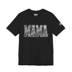 MAMA Drag Racing T-Shirt | Burnout Varsity Racing Mom Tee | 660 Apparel-5