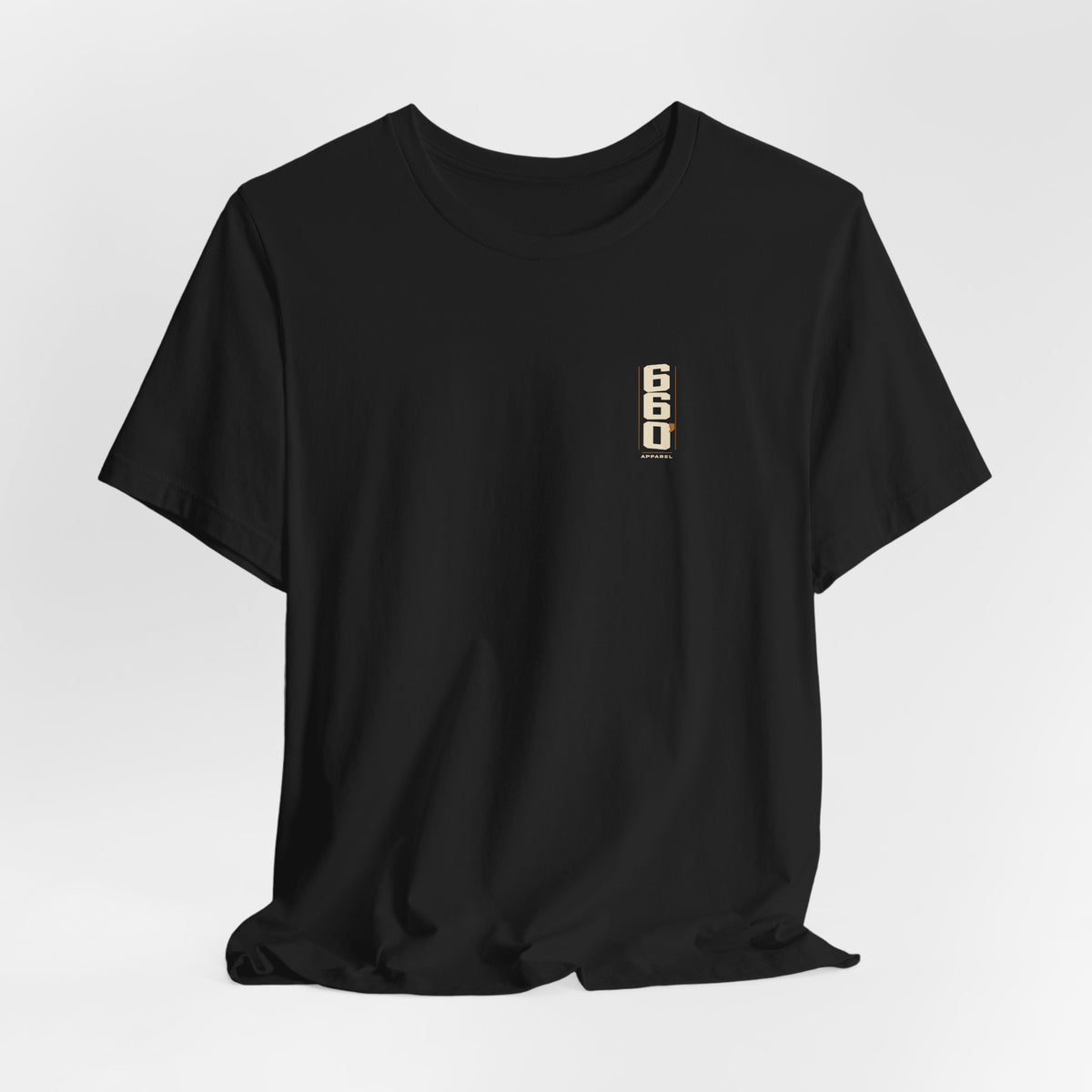 Fuel by the Gallon. Patience by the Drop. — Racing Tee — black tee on hanger