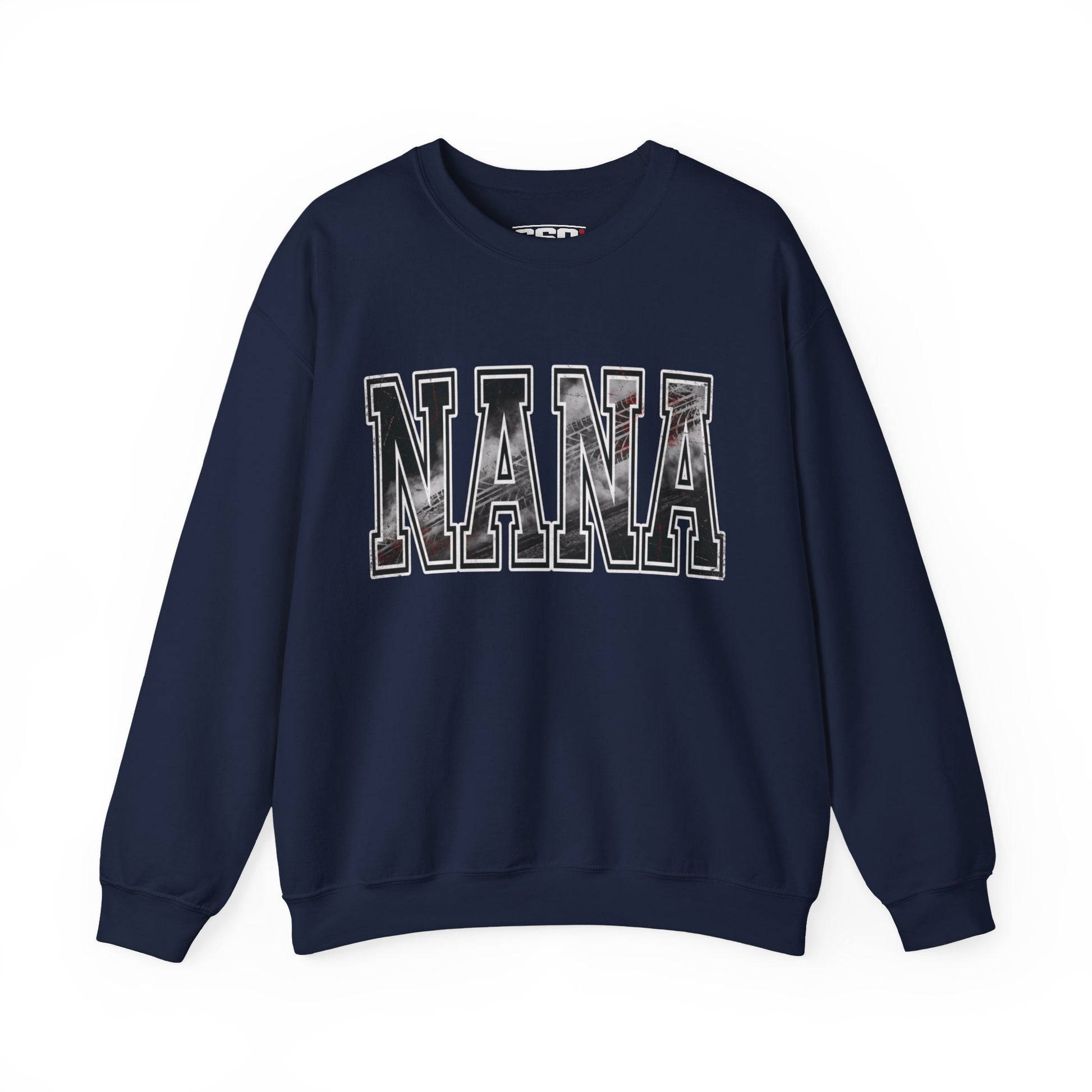 NANA Drag Racing Sweatshirt | Burnout Varsity Racing Grandma Crewneck | 660 Apparel-3