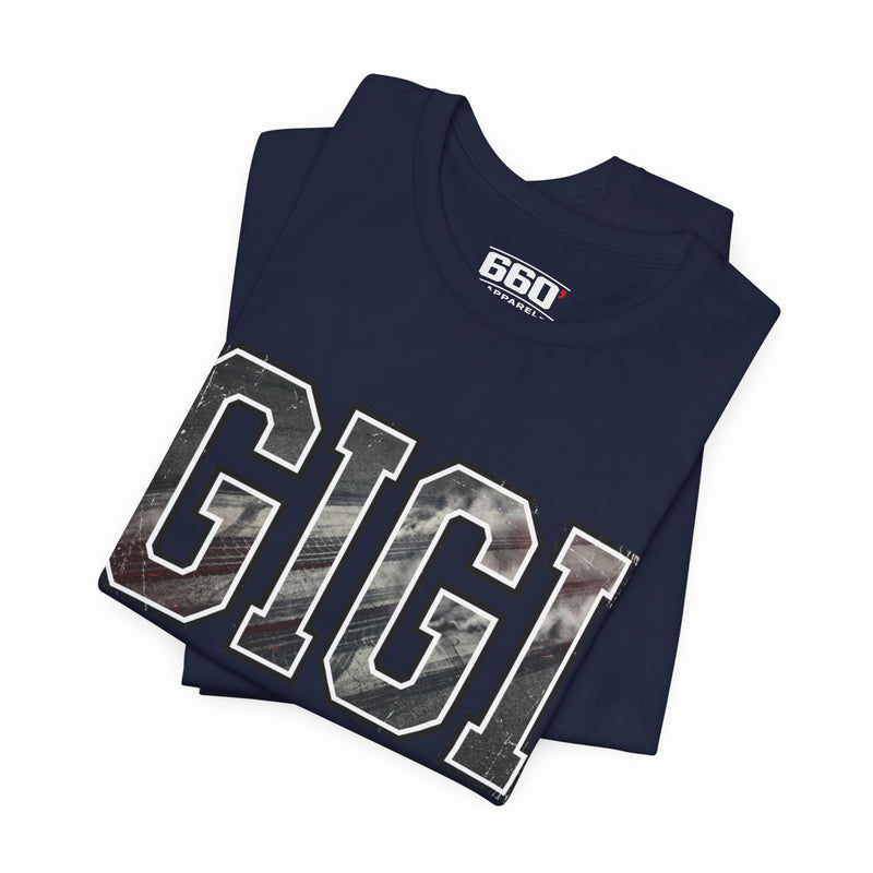 GIGI Drag Racing T-Shirt | Burnout Varsity Racing Grandma Tee | 660 Apparel-13