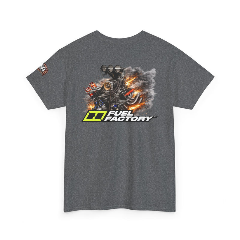 Lee Motorsports Fuel Factory Engine Tee – Heavyweight Racing Graphic T-Shirt-8