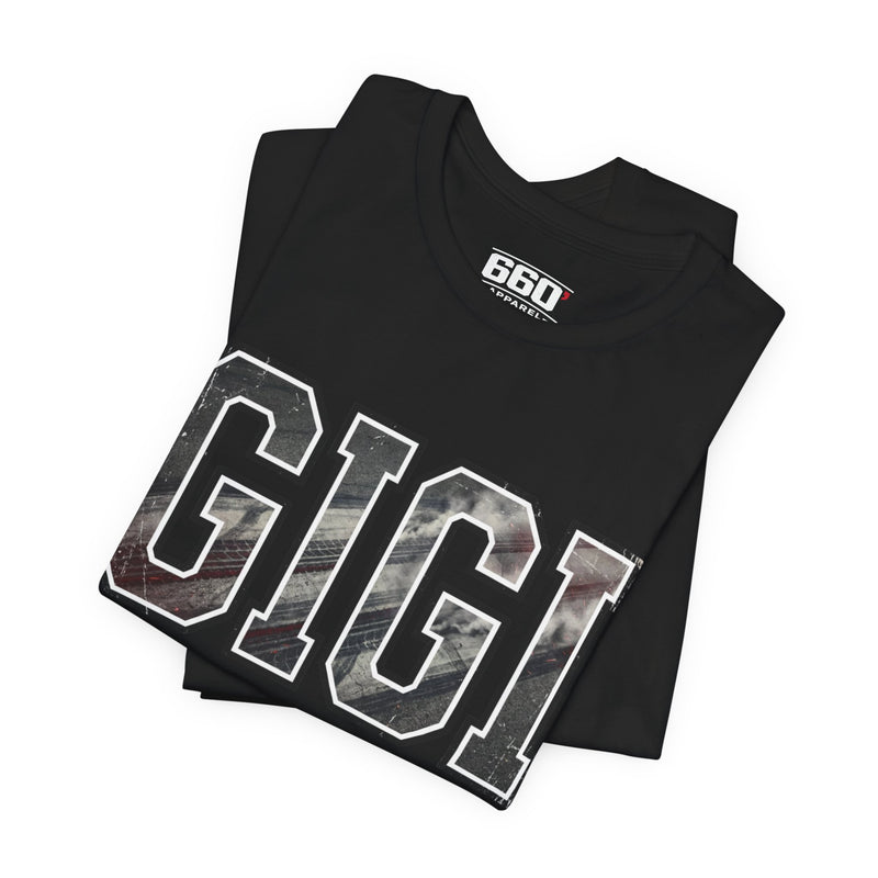 GIGI Drag Racing T-Shirt | Burnout Varsity Racing Grandma Tee | 660 Apparel-9