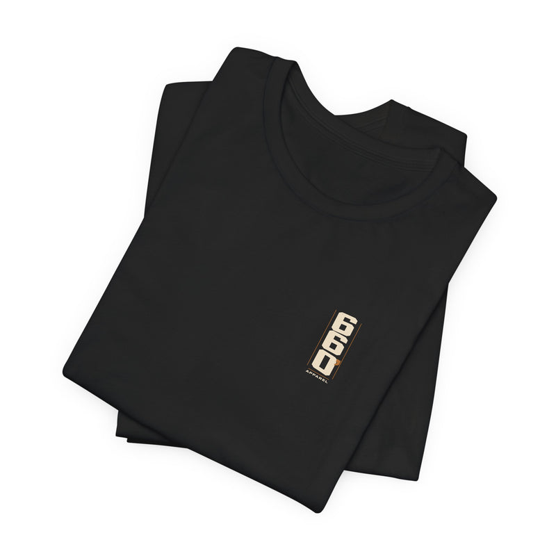 Fuel by the Gallon. Patience by the Drop. — Racing Tee — folded black tee