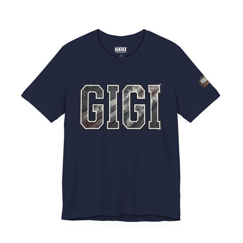 GIGI Drag Racing T-Shirt | Burnout Varsity Racing Grandma Tee | 660 Apparel-7