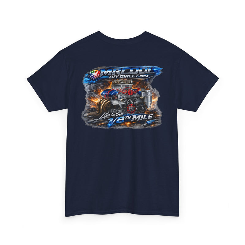660’ Apparel “Life in the 1/8th Mile” Engine Tee – High-Performance Drag Racing Shirt-4