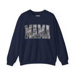 MAMA Drag Racing Sweatshirt | Burnout Varsity Racing Mom Crewneck | 660 Apparel-3