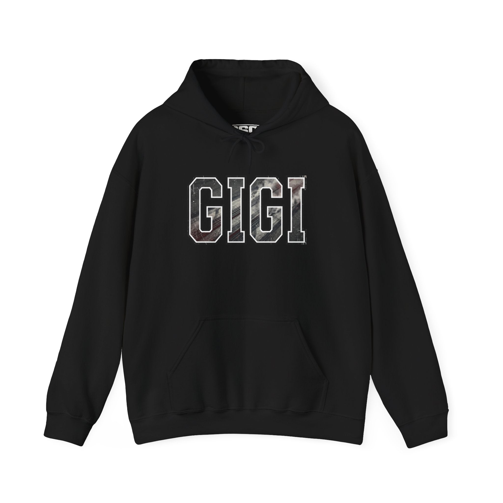 black comfortable GIGI hoodie for nhra, ihra, drag racing and all types of motorsports